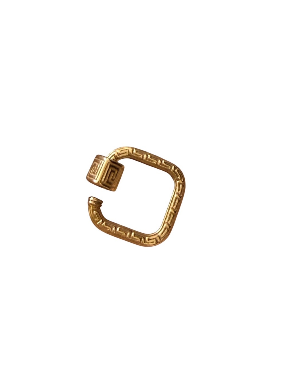 Marla Aaron Baby Meander Lock 14k Yellow Gold - Picture 3 of 5